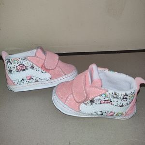 Vans crib shoes for baby girl